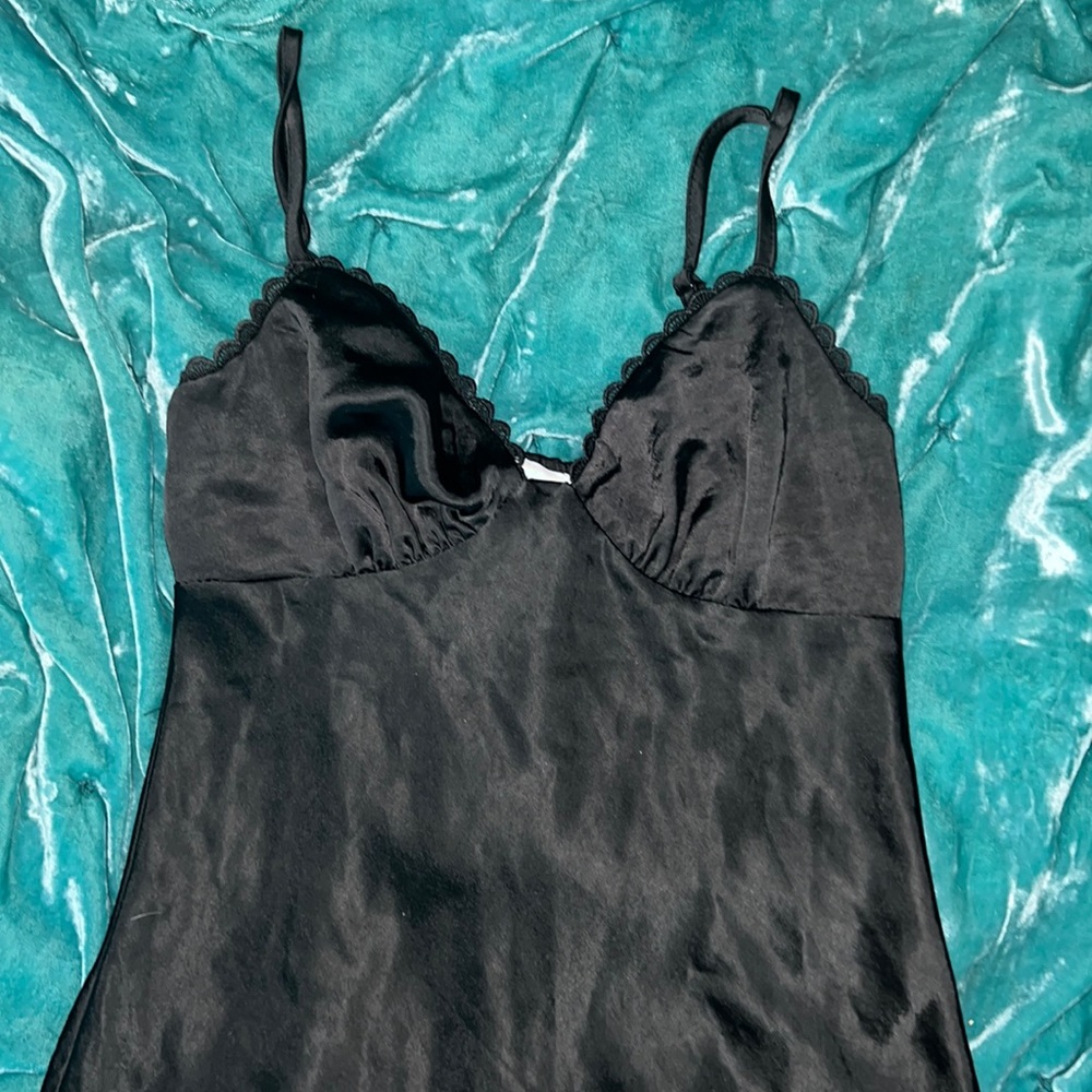 Princess Polly black slip dress